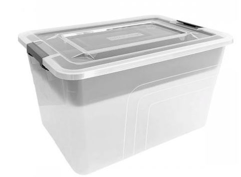 Ящик для хранения с лотком BERGEN 8л натуральный